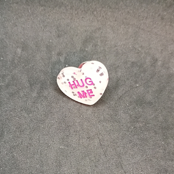 Heart-Shaped 'Hug Me' Pin - Picture 1 of 2